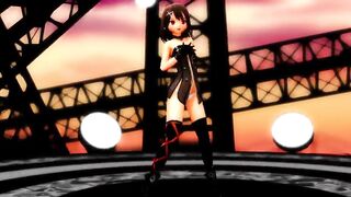 MMD 2 Sexy Cuties Small Boobs and Band-Aid on Pussy GV00091