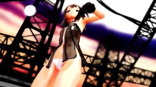 MMD 2 Sexy Cuties Small Boobs and Band-Aid on Pussy GV00091