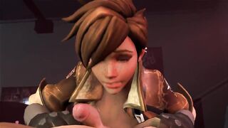 Overwatch - Tracer gets a Creampie