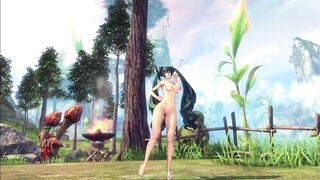 Blade & Soul Sexy Naked Dance. Tribute Me!