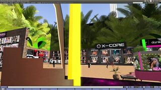 - Second Life - Beautiful girl on pole