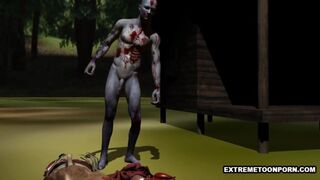 Zombie creep fucking tight teen pussy