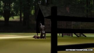 Zombie creep fucking tight teen pussy