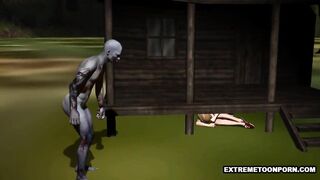 Zombie creep fucking tight teen pussy