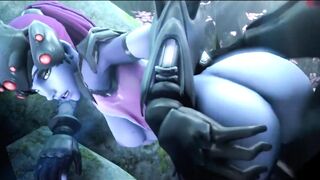 Overwatch Widowmaker railed by reaper