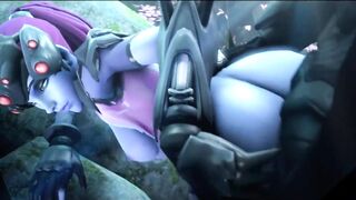 Overwatch Widowmaker railed by reaper