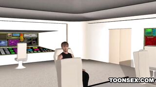 3D Cartoon Emo Babe Sucks and Fucks