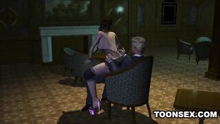 Tasty 3D Cartoon Stripper Getting Fucked Hard