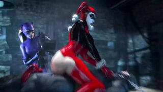 Harley Quinn dominates Batman