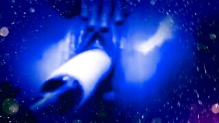 Cute Blue Alien Wet Pussy Fuck Machine