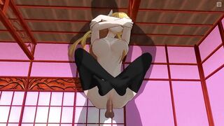 3D HENTAI Mayuri Hugged Fucked