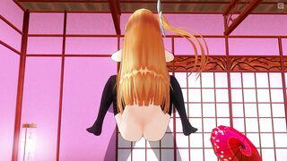 3D HENTAI Mayuri Hugged Fucked