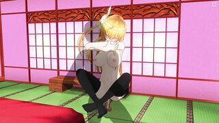 3D HENTAI Mayuri Hugged Fucked