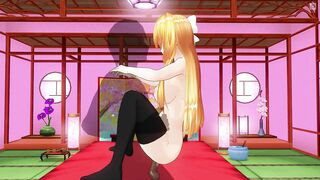 3D HENTAI Mayuri Hugged Fucked