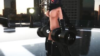 MMD Kancolle Tenryuu Exercise