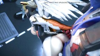 Soldier 76 gives Mercy his payload