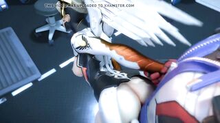 Soldier 76 gives Mercy his payload