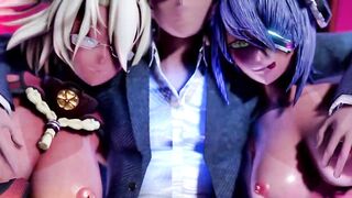 3D MMD FUTANARI Strip Club