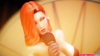 Jessica Rabbit enjoys being fucked by big cocks