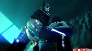 Big boobs Catwoman fucked hard compilation