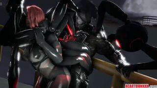 Sexy busty Mistral having sex with different big dick dudes