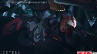 Sexy busty Mistral having sex with different big dick dudes