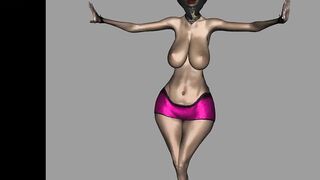 Belly Dancer CGI 3D