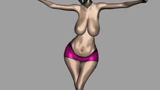 Belly Dancer CGI 3D