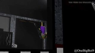 toy chica giveing security guard a tit job