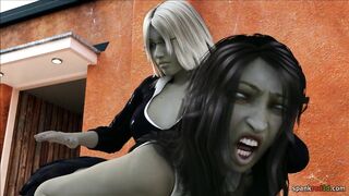 Tracy Gets her Bottom Smacked hard