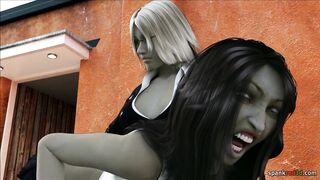 Tracy Gets her Bottom Smacked hard