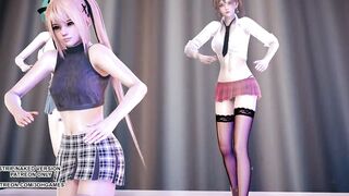 [MMD] Conqueror DOA Marie Rose Misaki Tamaki Hot Dance 4K 60FPS