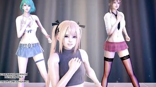 [MMD] Conqueror DOA Marie Rose Misaki Tamaki Hot Dance 4K 60FPS