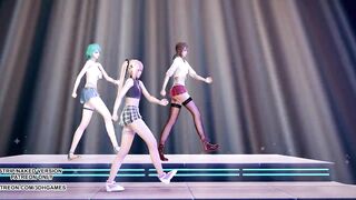 [MMD] Conqueror DOA Marie Rose Misaki Tamaki Hot Dance 4K 60FPS
