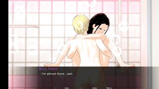 One piece niko robin bang in showers in psl