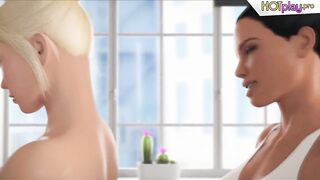 Shemale Story - Sexy Tgirl seduces Tranny, 3D Futanari TRAP