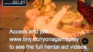 Pretty blonde girl hentai having sex with men , goblins and orcs in Pricia Defense act hentai sex game