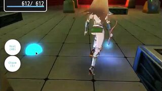 Pretty blonde girl hentai having sex with men , goblins and orcs in Pricia Defense act hentai sex game