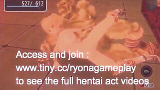 Pretty blonde girl hentai having sex with men , goblins and orcs in Pricia Defense act hentai sex game