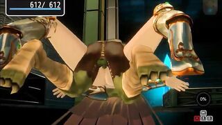 Pretty blonde girl hentai having sex with men , goblins and orcs in Pricia Defense act hentai sex game