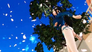 -MMD One Piece- Nico Robin twerking and dancing