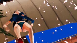 -MMD One Piece- Nico Robin twerking and dancing