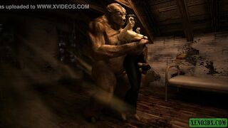 Orc fucker. 3D Hentai horror