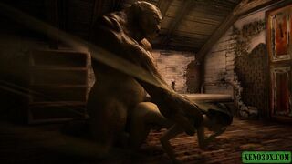 Orc fucker. 3D Hentai horror