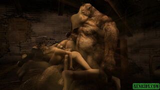 Orc fucker. 3D Hentai horror
