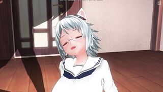 3D HENTAI Teacher Fucks a Schoolgirl with a Vibrator in the Ass