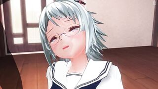 3D HENTAI Teacher Fucks a Schoolgirl with a Vibrator in the Ass