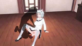 3D HENTAI Teacher Fucks a Schoolgirl with a Vibrator in the Ass