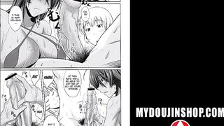 MyDoujinShop - Big Breasted Bimbos Get Slutty In Sling Bikini Ikkitousen Hentai Comic