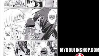 MyDoujinShop - Big Breasted Bimbos Get Slutty In Sling Bikini Ikkitousen Hentai Comic